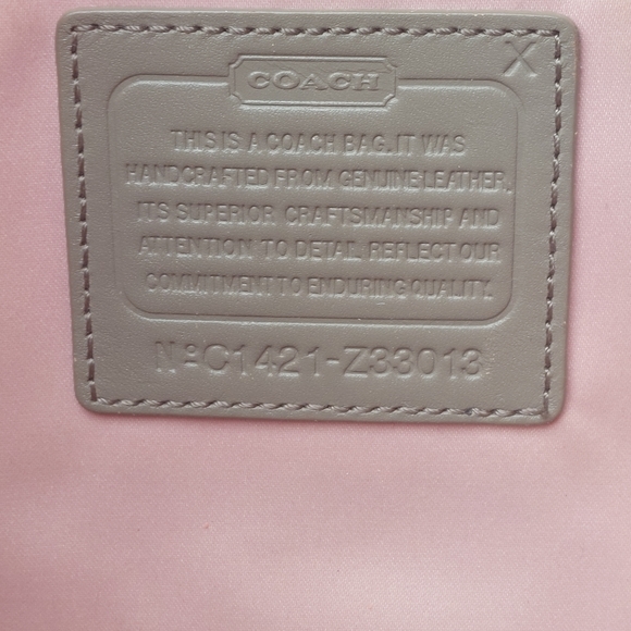 Patent leather Coach tote - Picture 4 of 5